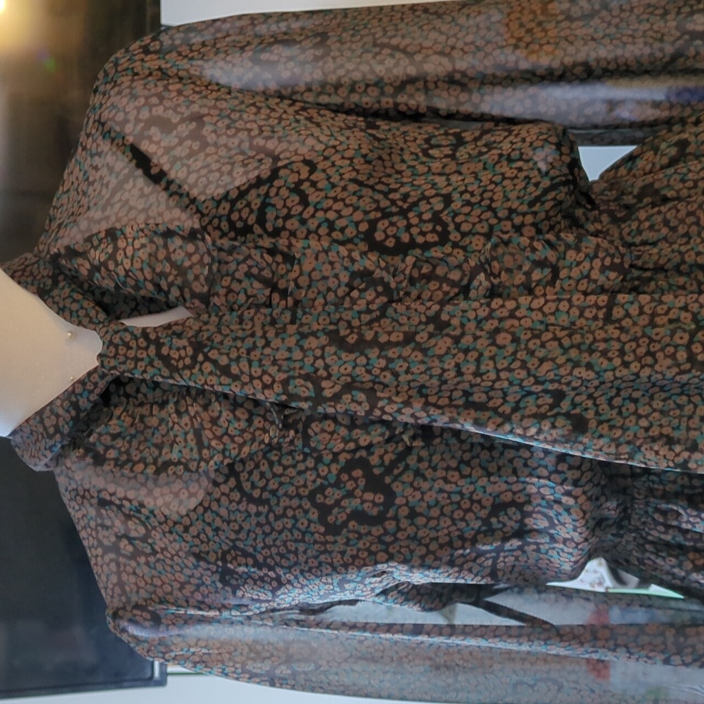 Janeplusone dress size S color black blue brown. - Picture 2 of 4